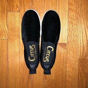 Sam Edelman Circus Scotlyn Black Velvet shoes